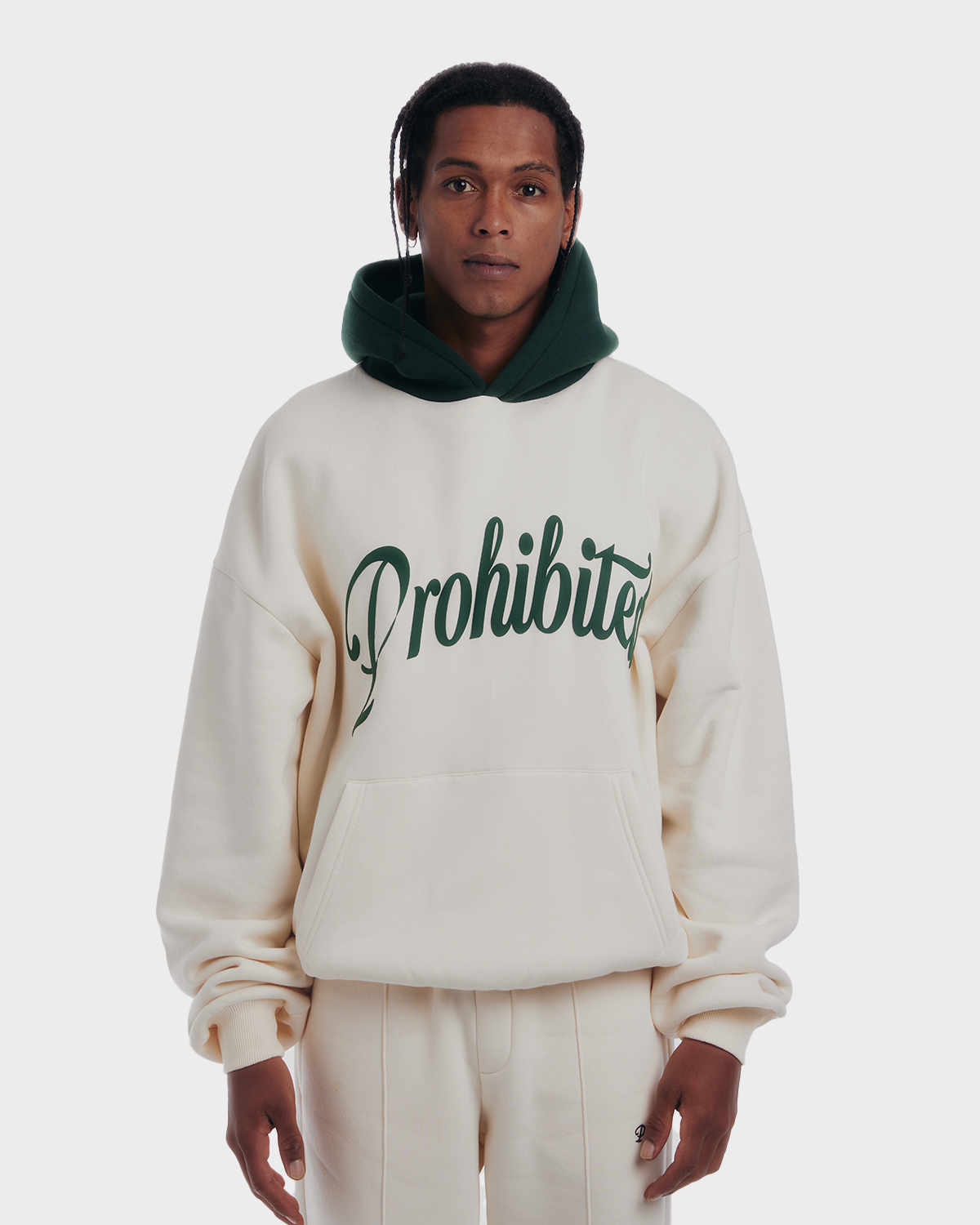 Prohibited Contrast Hoodie