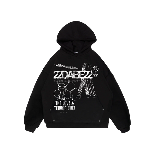 22Dabe22 	Terror and Love Hoodie