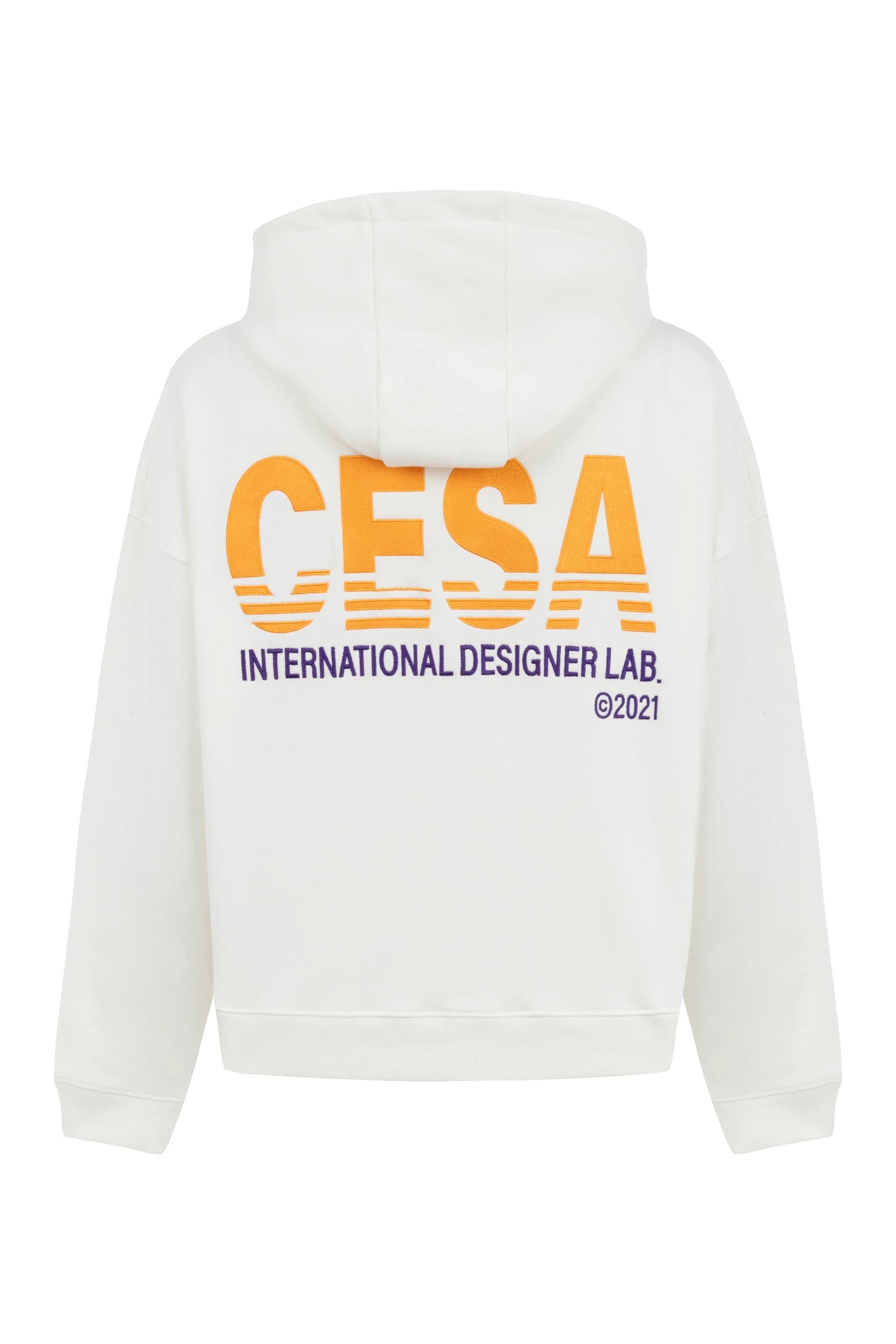 Cesa Classic Zip-Hoodie Int. Design Lab Cream
