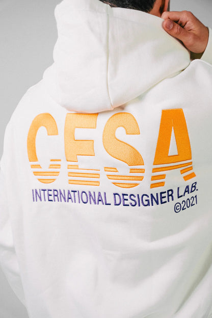 Cesa Classic Zip-Hoodie Int. Design Lab Cream